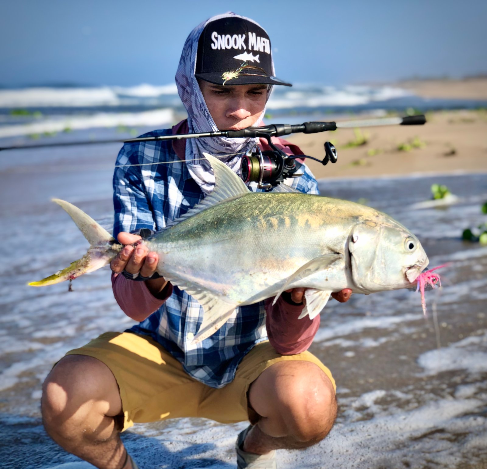 Jurel, especie objetivo en playa abierta